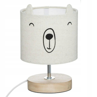 Nočná lampa Atmosphera Teddy bear 21 cm, béžová